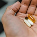 手のひらにある薬